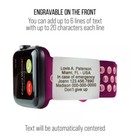 Band Engraved Apple Watch Safety Plate Medical Smartwatch Alert Id Tag For Watch