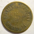 Borough Of Milton  pennsylvania  Parking Token - Pa3635a