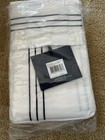 Ralph Lauren Organic Hkc Emb Euro Sham  215 White  polo Navy Open Box