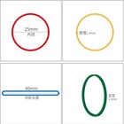 100pk Strong Elastic Rubber Bands Assorted Colours Sizes Home  School And Office