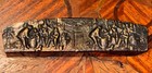 Vintage Denmark Silver Plated Faux Tortoise Shell Comb Holder Case