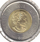 2023 Canadian B uncirculated Colorized Commemorative Riopelle Birth Two Dollar 