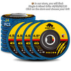24x Flap Disc 4 5  4-1 2 40 60 80 120 Grit Angle Grinder Sanding Grinding Wheels