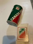 Vintage Canada Dry Ginger Ale Advertising Radio Can Works   Sealed Playing Cards