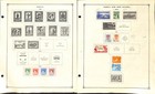 Papua New Guinea Stamp Collection On 23 Scott International Pages  1933-1986
