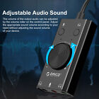 Usb Sound Card External Audio Adapter 3 5mm Stereo Headset Mic For Laptop Pc   