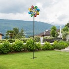 79  Metal Windmill Garden Art Decor Wind Spinner Kinetic Yard Colorful Sculpture