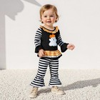 Nokpsedcb Baby Boy Girl Halloween Outfit Cute Long Sleeve Sweatshirt And Elastic
