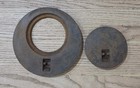 Antique 8  Cast Iron Wood Cook Stove Eye Burner Plate Nested Ring Lid