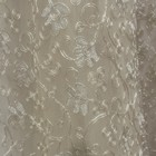 Gold Lace Floral Embroidered Sequin Beaded V-neck Long Gown Dress Size M