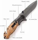 Harry Potter Gryffindor Engraved Olive Wood Military Pocket Knife Outdoor Gift