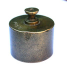 Vintage Solid Brass Balance Scale Weight  Stamped 443 G  Nice Patina