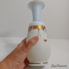 Antique Hand Painted Bristol Satin Glass Vase Hand Blown 9 25 