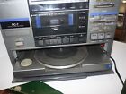 Vintage  Jvc Dc-7 Portable Am fm Stereo Turntable am fm cassette Boombox - Parts