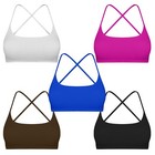 Women Sport Bras Sexy Fitness Tank Tops Bra W pad For Gym Yoga Workout Running