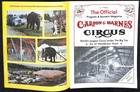 C1982 Carson   Barnes Circus Souvenir Program 16pp  