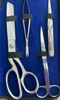 Pfaff Printed Zipper Case With  8 Inch Sheers  Bent Embroidery Scissors   More
