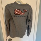 Set Of 2 Vineyard Vines Kids Xl Shirt Football   Basketball  Gray Navy Blue