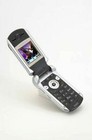 Motorola V265 Verizon Flip Cell Phone Black silver Cdma Compact Simple 2g Gradec