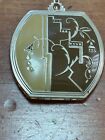 Vintage Evans Art Deco Powder Rouge Compact Enamel Geometric