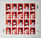 2001 Usps Stamp 20 Per Sheet Christmas Snowman   Snow Lady W  4 Envelopes Mmh B9