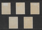 Ecuador Scott C142 - C146 Mh Set - 1945 Monument To Liberty Airmail Issue