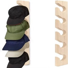 Wall Mounted Wooden Baseball Cap Organizer Wall Mounted Baseball Vertical Hat Ra