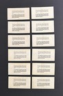 Vintage Disneyland Anaheim C Ticket Coupons Lot Of 12 Stack Consecutive Serials