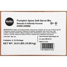 Pumpkin Spice Soft Serve Ice Cream Mix Lactose   Gluten Free Use Blender 6lb Bag
