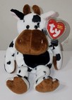 Ty Beanie Baby - Tipsy The Cow 9  Mint With Mint Tags Plush Stuffed Animal Toy