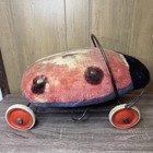 Antique Vintage Steiff Ride On Childs Ladybug Toy Seat Toddler Moving Toy