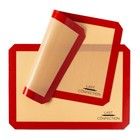 2 Non-stick Silicone Baking Mats Tray Pan Liners - Half Sheet 11-5 8  - 16-1 2 