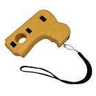 Defender 10 Mv Rechargeable Pistol Grip Stun Gun W  Led Light   Holster Yellow