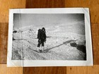 Us Army Post Wwii Snowshoeing Winter In Nome Alaska Vintage 1948 Snapshot Photo