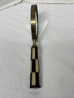 Antique Vintage Maritime Brass Magnifying Magnifier Glass Sturdy Resin Handle