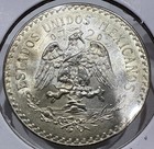 1938 Mo 1 Peso Mexico Silver Coin Un Peso Bu Uncirculated