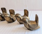 Vintage Brass Bird Place Card Holders Set Of 10 Name Photo Clips Table Decor
