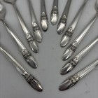 Vintage 1847 Rogers Bros First Love Demitasse Spoons Silverplate Lot Of 11