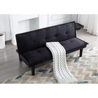 63 2  Futon Sofa Bed Faux Suede Convertible Sleeper Modern Sofa Couch Bed New