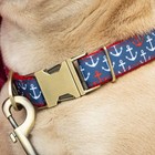 Country Brook Design   5 8 Inch Brushed Brass Rectangle Metal Keeper  10 Pack