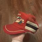 Vintage 80s 90s Bill Elliott 3 Stripe Trucker Hat Snapback Coors 9 Racing Nascar