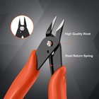 Valuemax 6 Pcs Micro Flush Cutter 5  Precision Side Cutter Plier Spring-loaded
