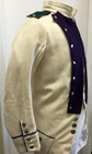 New French  1770s  Gaitanis Regiment  Revolutionary War Off White Wool Tailcoat