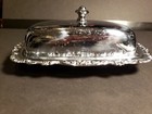 Krome Kraft Farber Bros Vintage New York Covered Butter Dish 