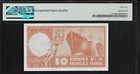 Norway 10 Kroner 1961 Pmg 55 Epq P 31c Pmg Population 1 2