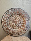 Turkish Handcrafted Etched Copper Engraved Plate Wall Hanging 13    Vtg 