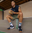 Nb Men s Fresh Foam 3000v7 Turf-trainer Black With White Baseball Shoes New