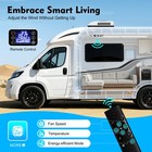 12v Rv Air Conditioner Electric Rooftop Ac Unit For Rv Trucks Cool heat New
