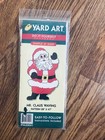 Vintage Yard Art Patterns Christmas Santa Mrs  Claus Snowman Penguin Hda 1998