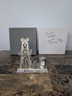Swift Energy Company 30 Years Of Service Oil Drilling Rig Model Desktop Clock
